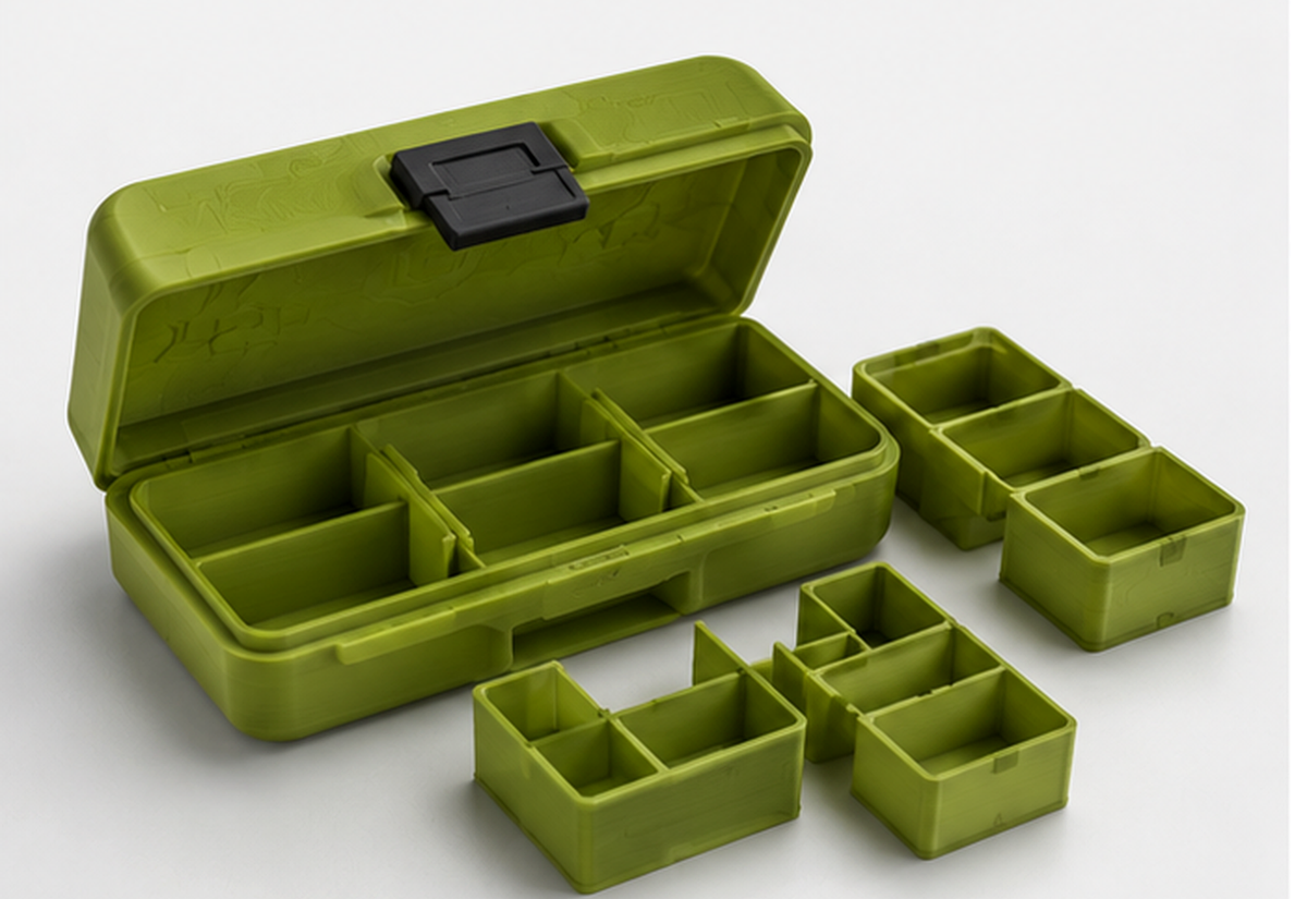 Modular 3D printed product parts for the 10Batch Lab shop
